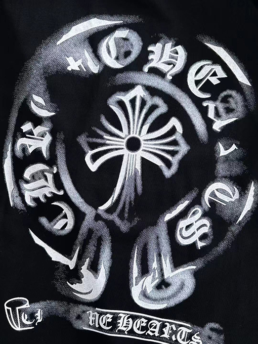 クロムハーツアルファベットプリントファッション半袖シャツ