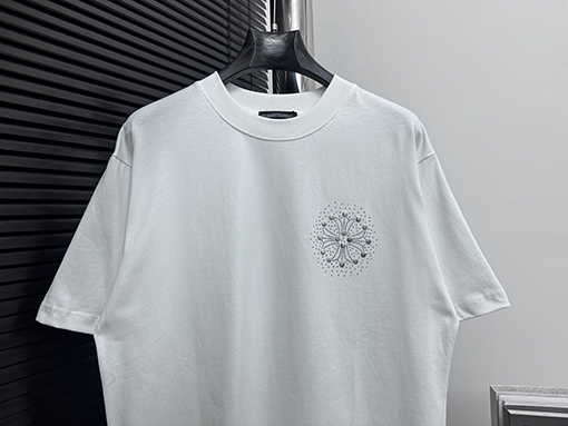 クロムハーツ25ssラウンドネックTシャツ
