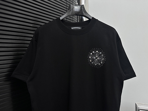 クロムハーツ25ssラウンドネックTシャツ