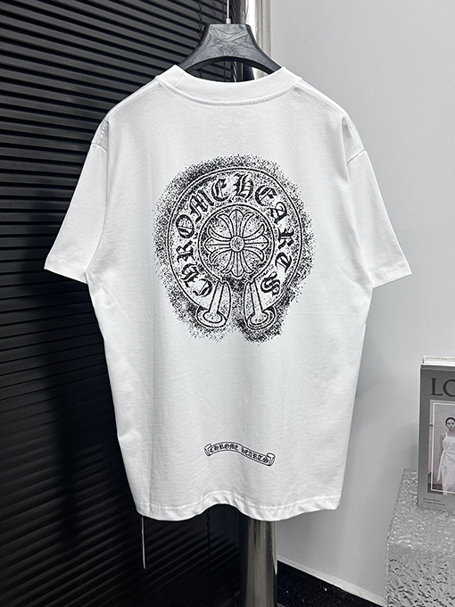 クロムハーツスーパーコピープリントラウンドネックTシャツ
