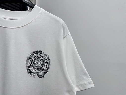 クロムハーツスーパーコピープリントラウンドネックTシャツ