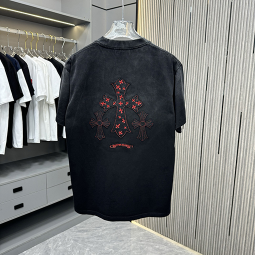 クロムハーツコピー新しいラウンドネックTシャツ