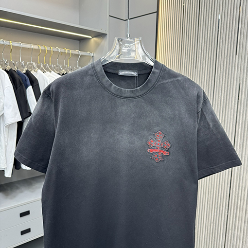 クロムハーツコピー新しいラウンドネックTシャツ