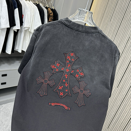 クロムハーツコピー新しいラウンドネックTシャツ