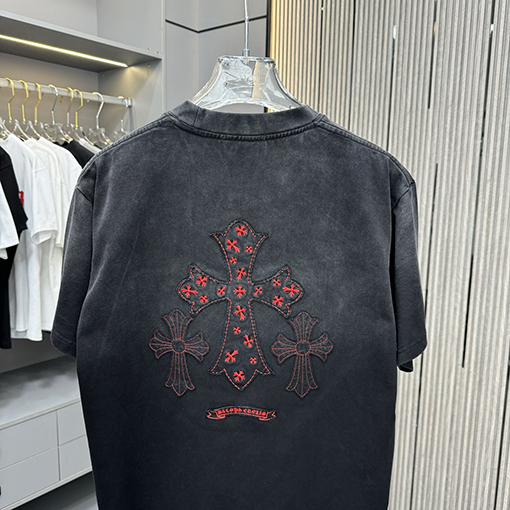 クロムハーツコピー新しいラウンドネックTシャツ