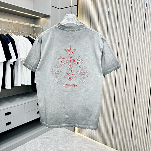 クロムハーツコピー新しいラウンドネックTシャツ