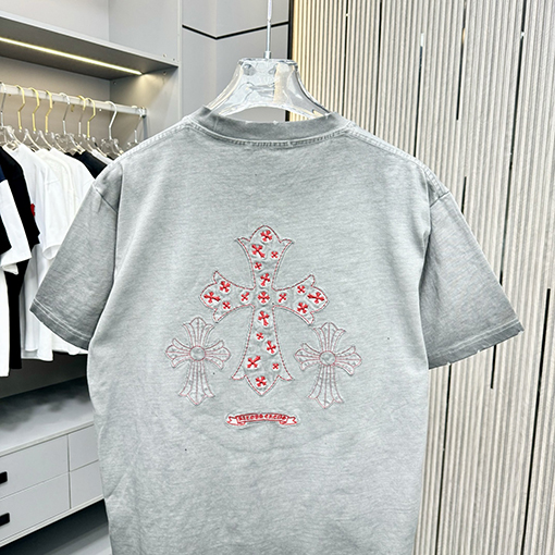 クロムハーツコピー新しいラウンドネックTシャツ