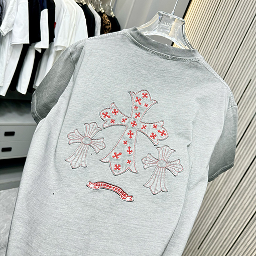 クロムハーツコピー新しいラウンドネックTシャツ