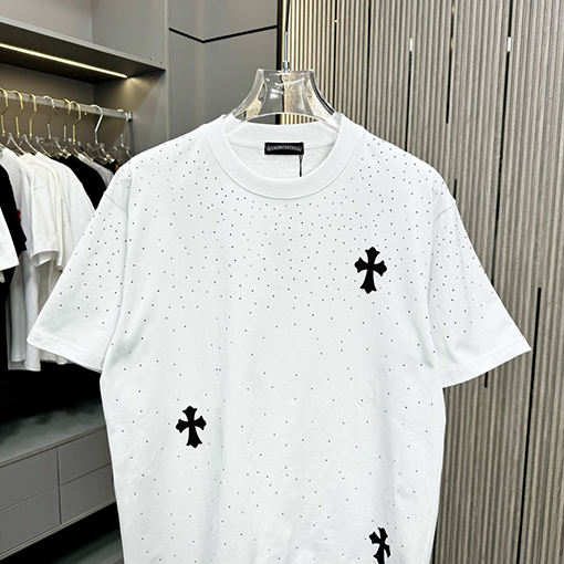 クロムハーツ新しいラウンドネックTシャツ