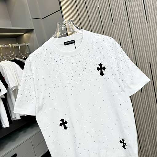 クロムハーツ新しいラウンドネックTシャツ