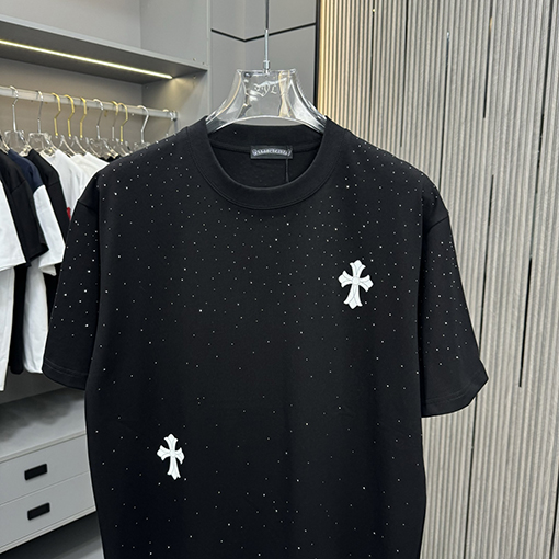 クロムハーツ新しいラウンドネックTシャツ