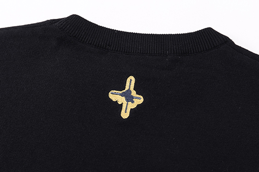 ディオール25ss刺繍文字ロゴ半袖Tシャツ