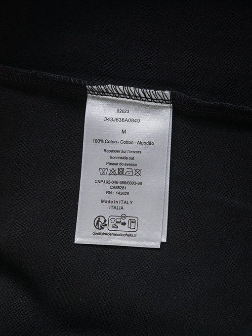 ディオールコピー25ss胸の花のアルファベットロゴ半袖Tシャツ