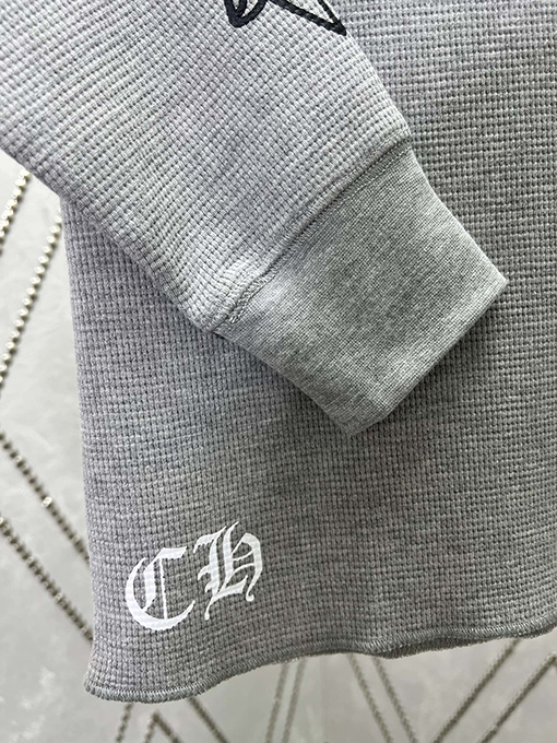 クロムハーツ新しいワッフル長袖Tシャツ