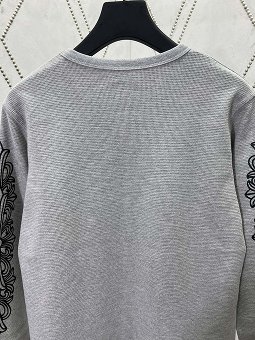 クロムハーツ新しいワッフル長袖Tシャツ