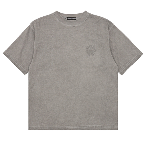 クロムハーツラインストーン馬蹄半袖Tシャツ