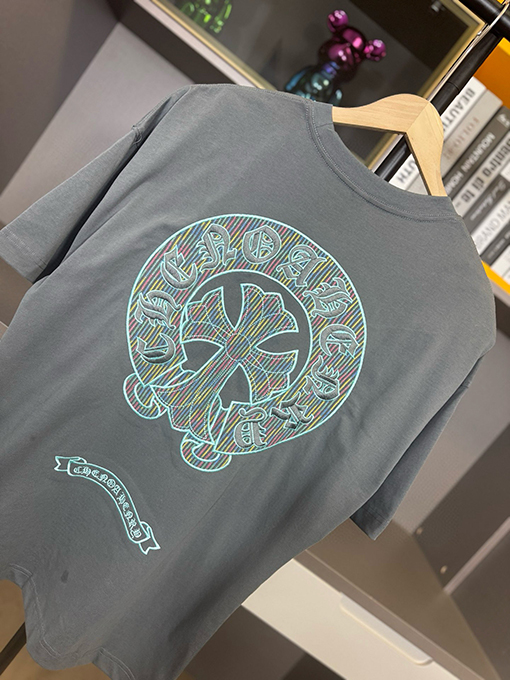 クロムハーツスーパーコピー刺繍半袖Tシャツ