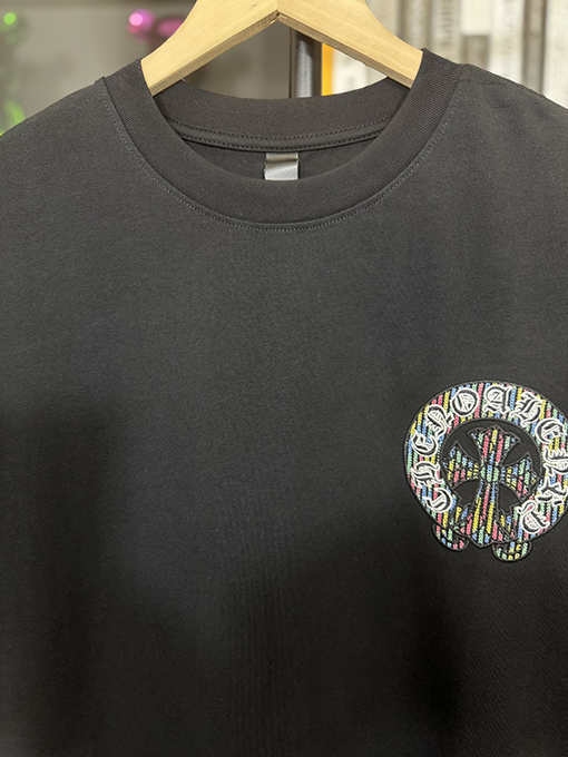 クロムハーツスーパーコピー刺繍半袖Tシャツ