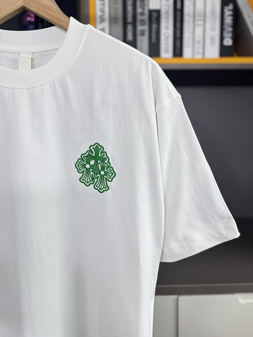 クロムハーツ新しい馬蹄刺繍半袖Tシャツ