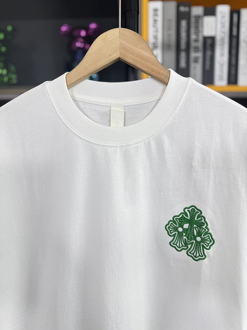 クロムハーツ新しい馬蹄刺繍半袖Tシャツ