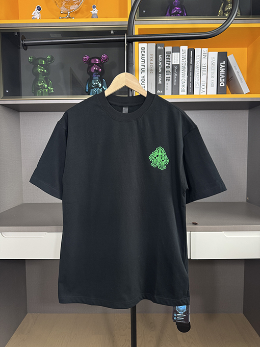 クロムハーツ新しい馬蹄刺繍半袖Tシャツ