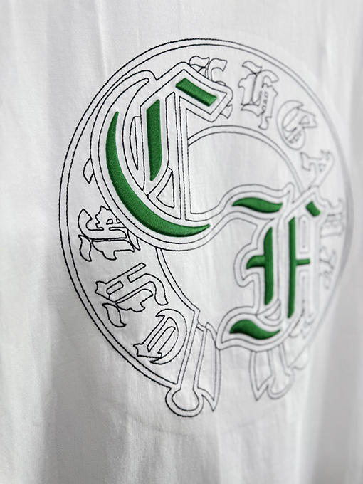 クロムハーツ新しい馬蹄刺繍半袖Tシャツ