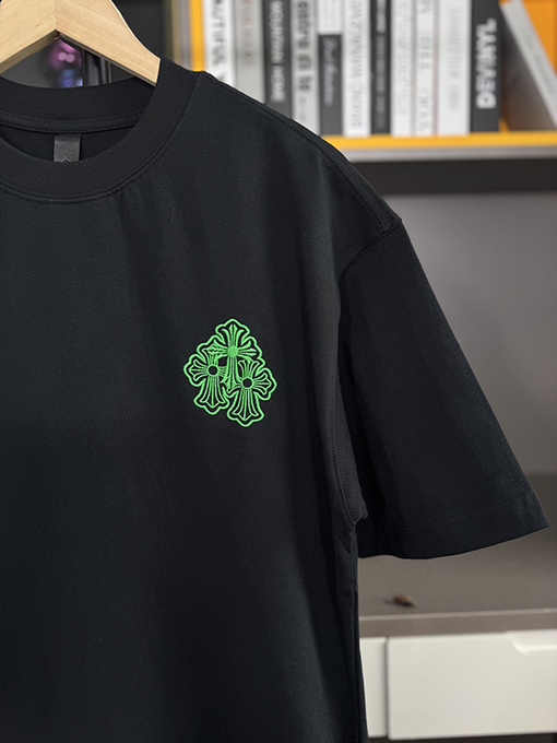 クロムハーツ新しい馬蹄刺繍半袖Tシャツ