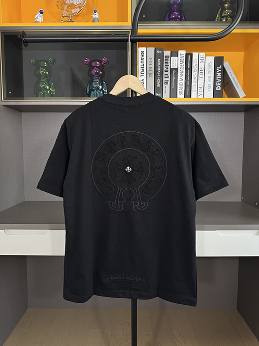 クロムハーツスーパーコピークロスステッカー半袖Tシャツ