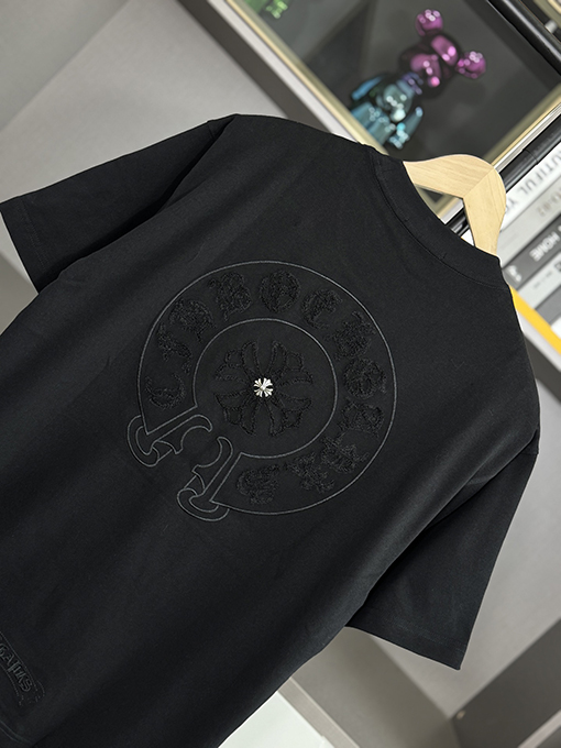 クロムハーツスーパーコピークロスステッカー半袖Tシャツ