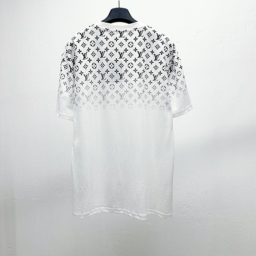 ルイヴィトングラデーションプリント半袖Tシャツ