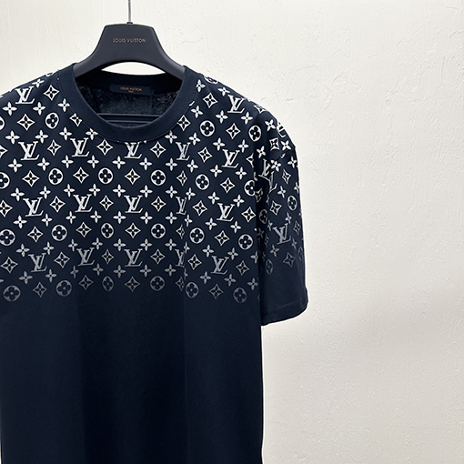 ルイヴィトングラデーションプリント半袖Tシャツ