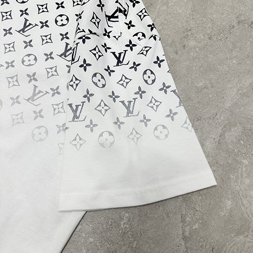 ルイヴィトングラデーションプリント半袖Tシャツ