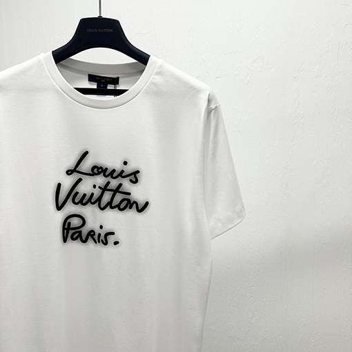 ルイヴィトンネオンロゴ半袖Tシャツ