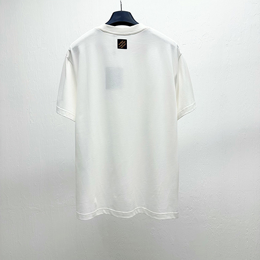 ルイヴィトングラデーションフラワー半袖Tシャツ