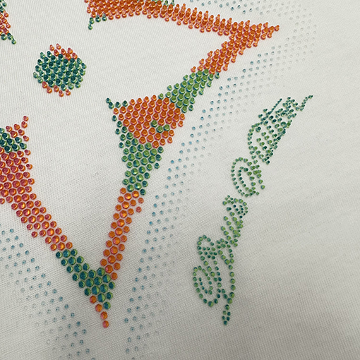 ルイヴィトングラデーションフラワー半袖Tシャツ