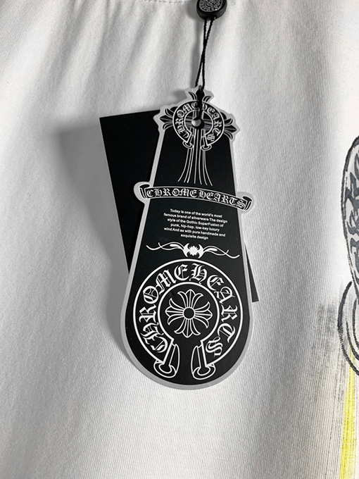 クロムハーツ落書きサンスクリットクルーネック半袖Tシャツ