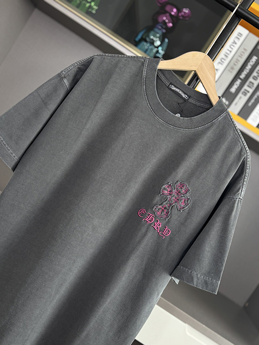 クロムハーツスーパーコピー刺繍半袖Tシャツ
