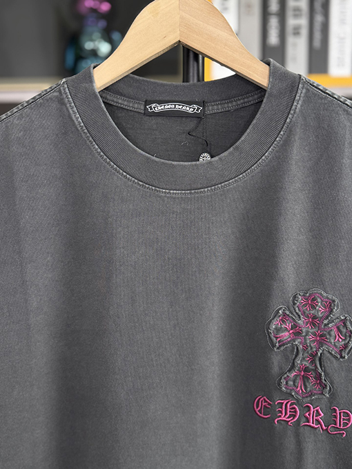 クロムハーツスーパーコピー刺繍半袖Tシャツ