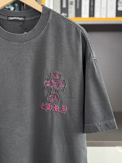 クロムハーツスーパーコピー刺繍半袖Tシャツ