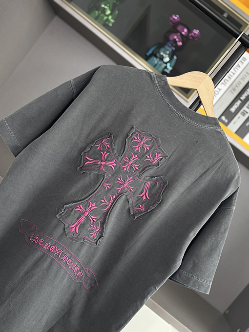 クロムハーツスーパーコピー刺繍半袖Tシャツ