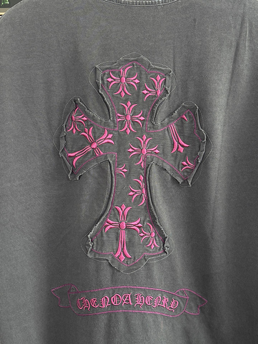 クロムハーツスーパーコピー刺繍半袖Tシャツ