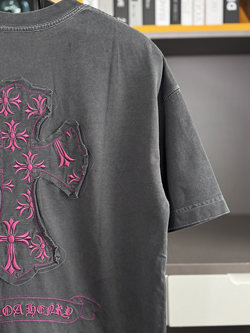クロムハーツスーパーコピー刺繍半袖Tシャツ
