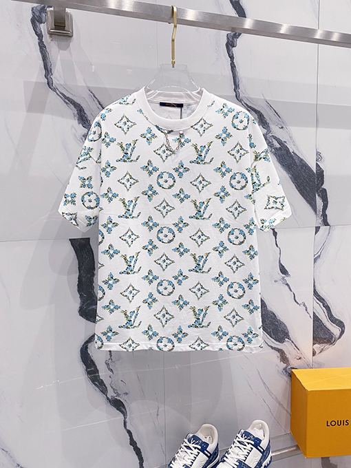 ルイヴィトンコピークルーネック半袖Tシャツ