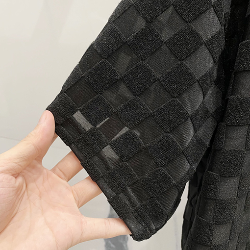 ルイヴィトンスーパーコピーチェック柄の刺繍入りタオルロゴ半袖Tシャツ