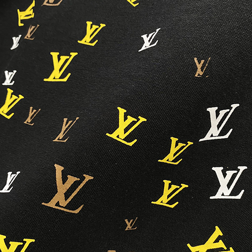 ルイヴィトンフルサイズの小さな文字LV英語プリントロゴロゴ半袖Tシャツ