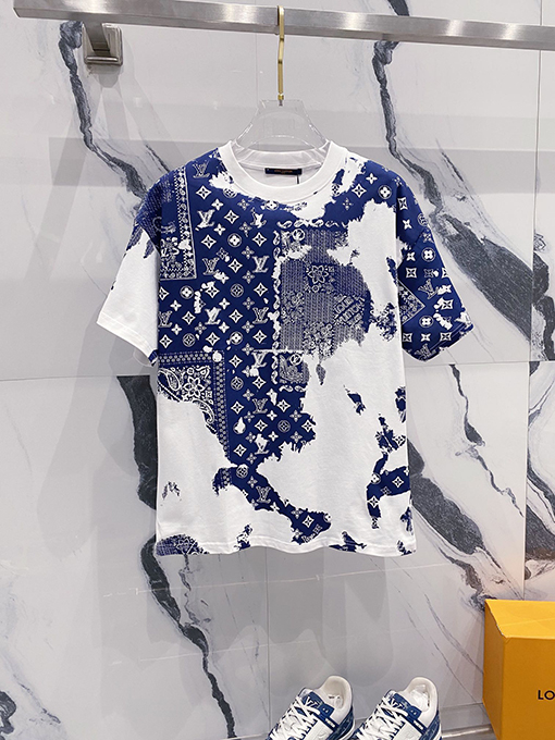 ルイヴィトンコピークルーネック半袖Tシャツ