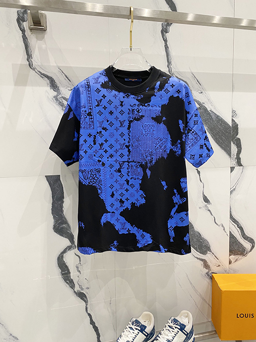 ルイヴィトンコピークルーネック半袖Tシャツ