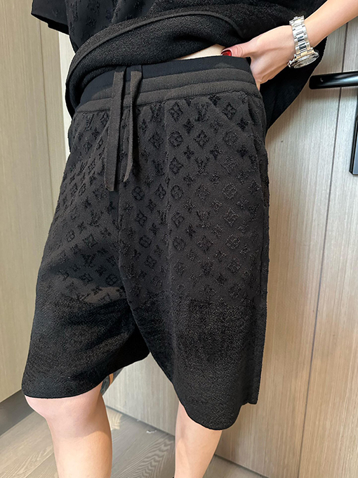 ルイヴィトンジャカードニットショートパンツ