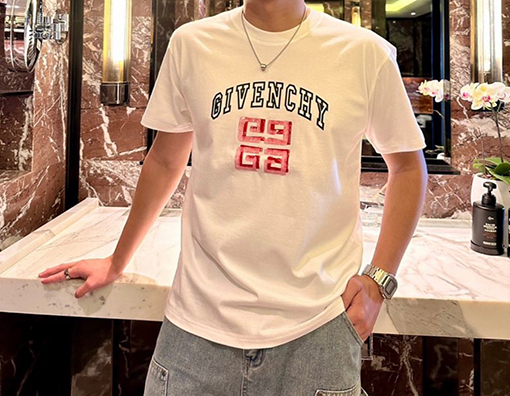 ジバンシイスーパーコピークルーネック半袖Tシャツ