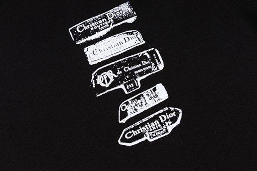 ディオールコピーアルファベット半袖Tシャツ